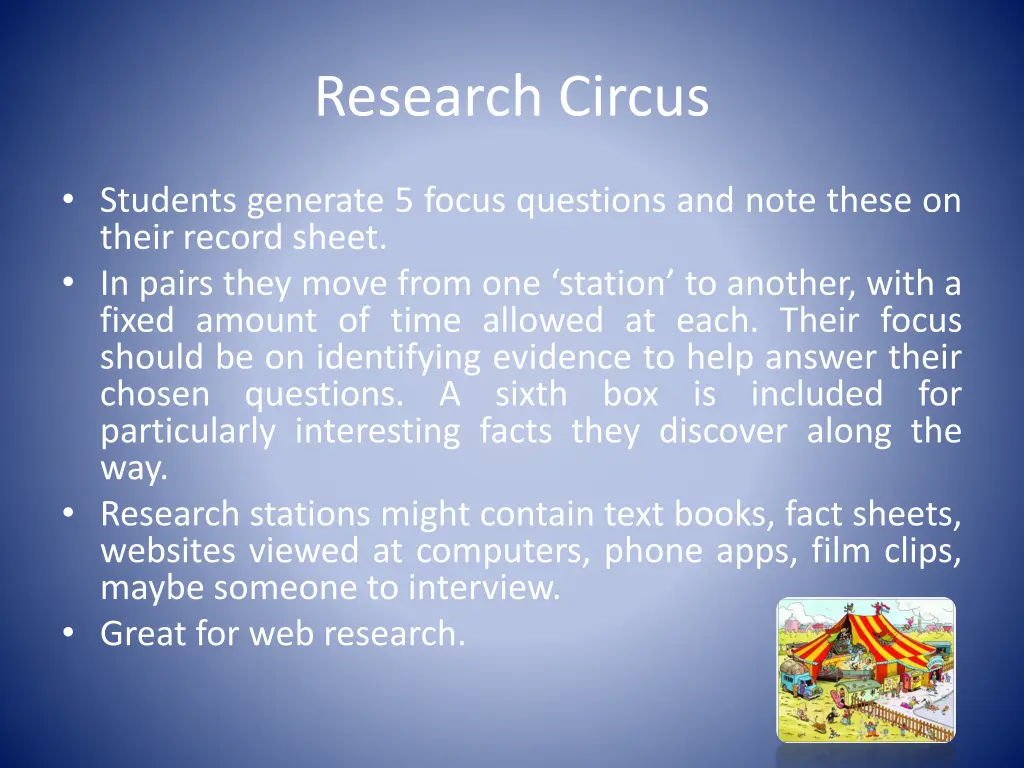 research circus