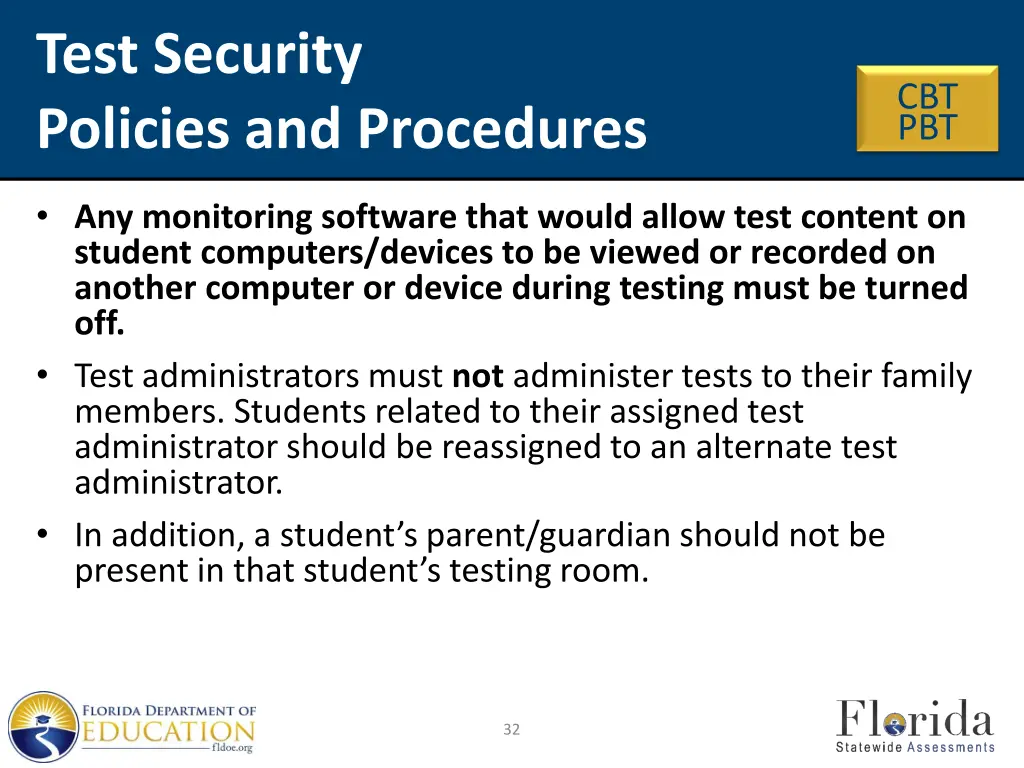 test security policies and procedures 3