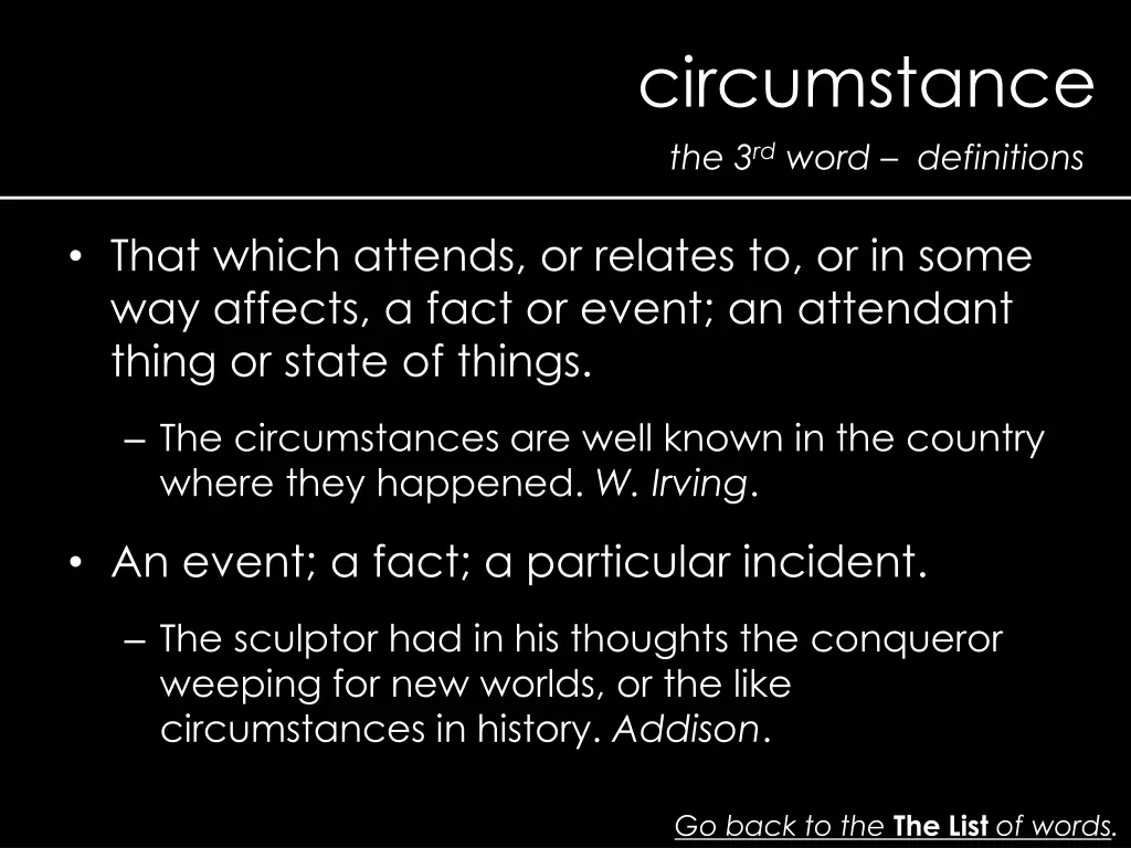 circumstance 1