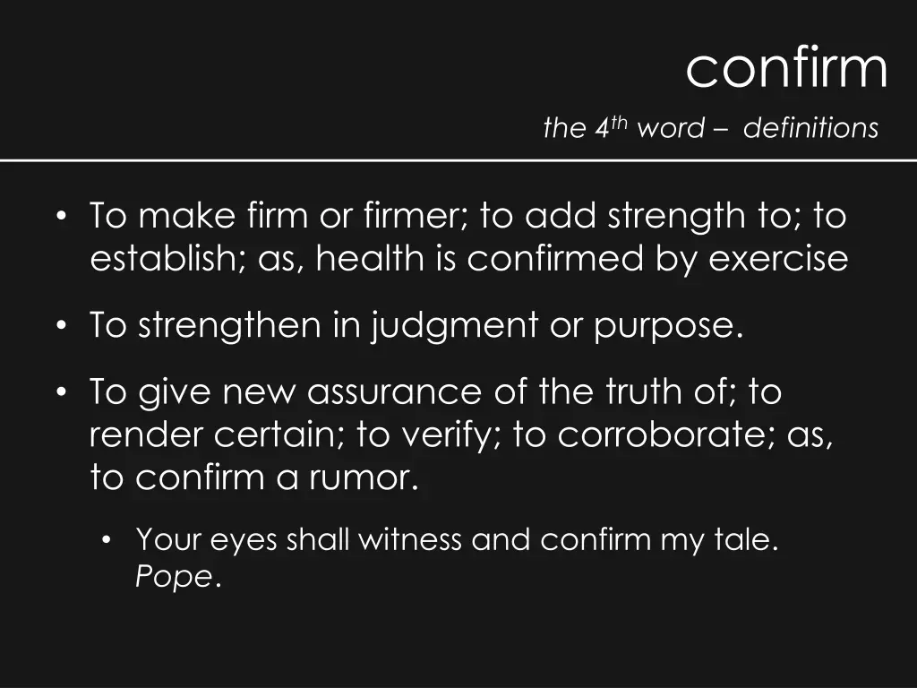 confirm 1