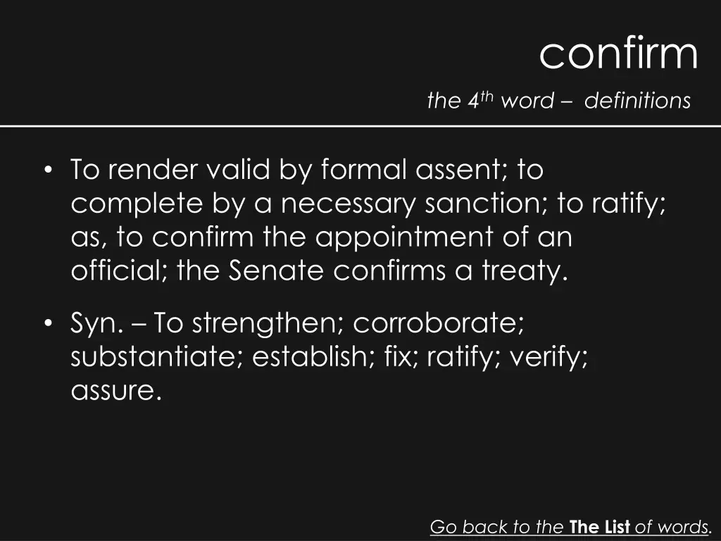 confirm 2