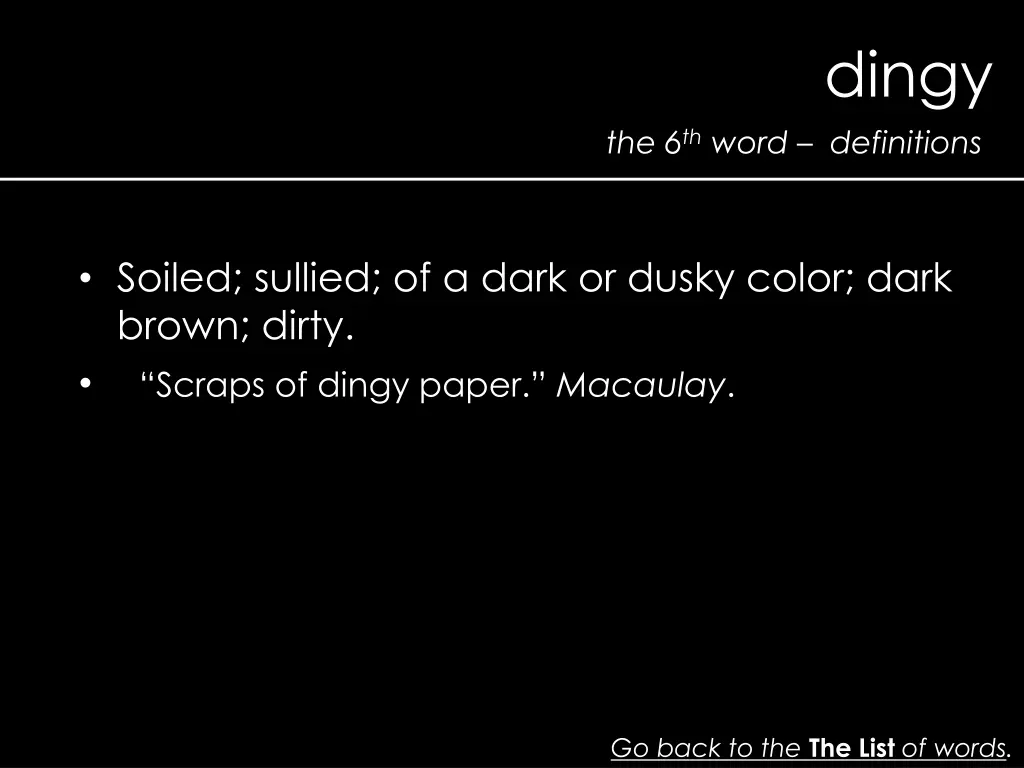 dingy 1