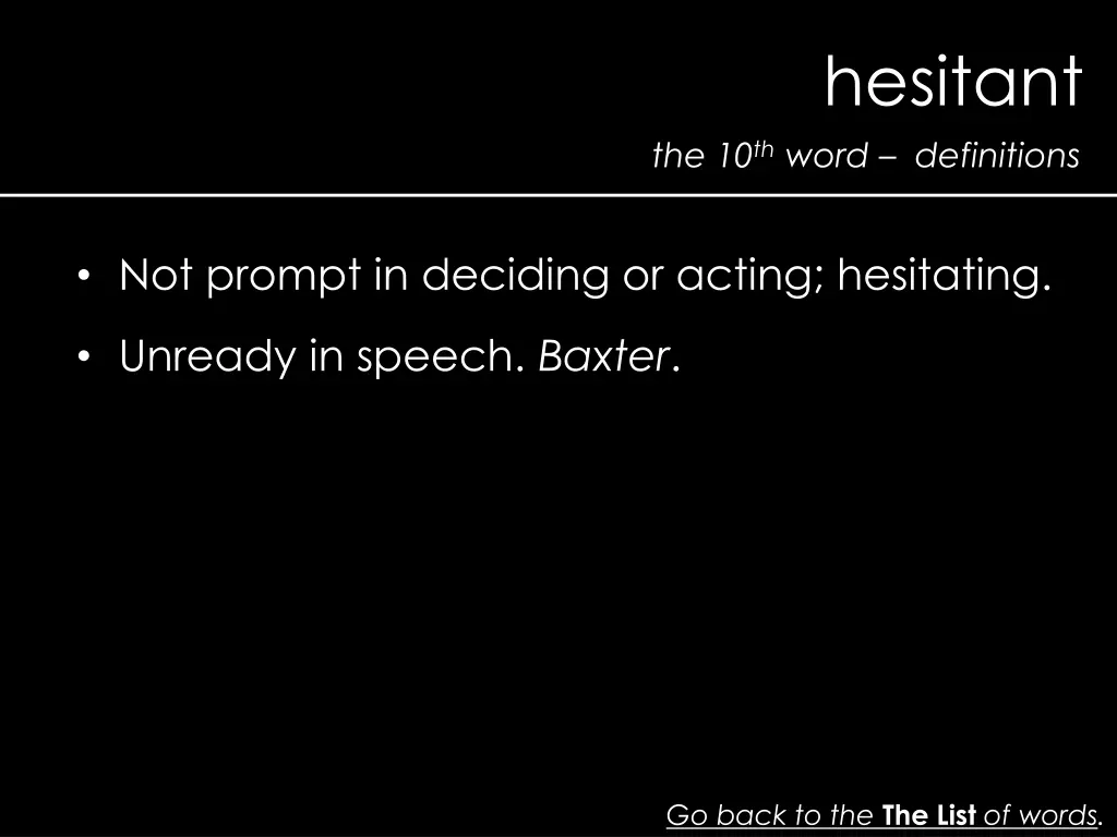 hesitant 1