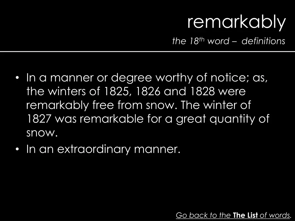 remarkably 1