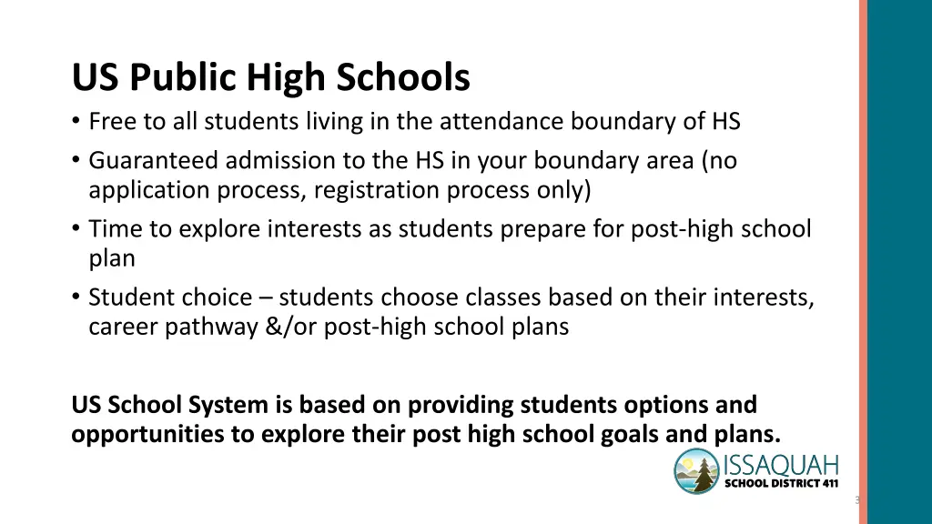 us public high schools free to all students