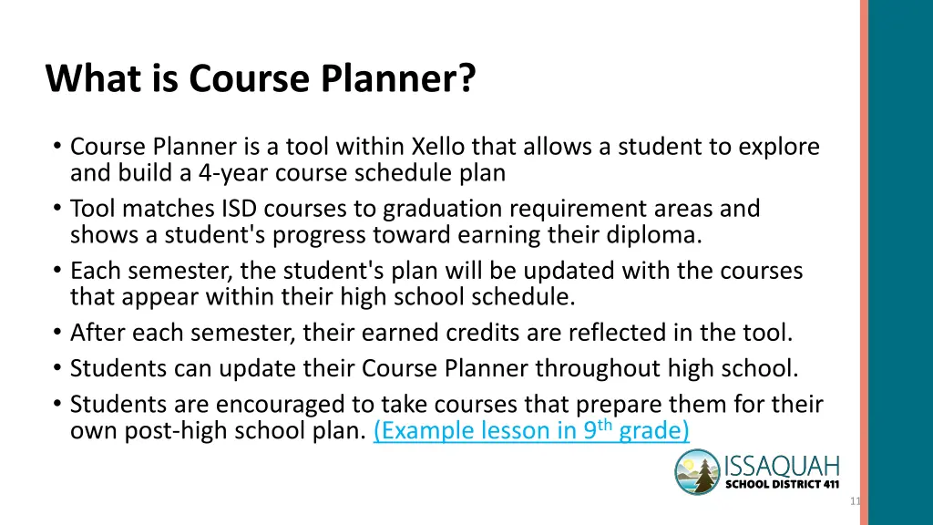 what is course planner