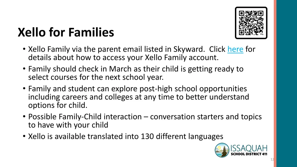 xello for families xello family via the parent