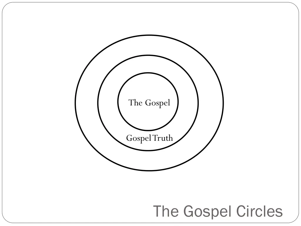 the gospel 1