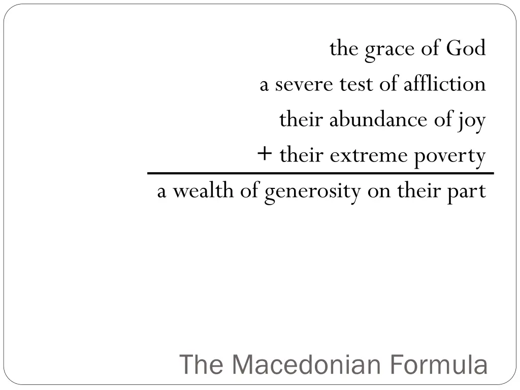 the grace of god a severe test of affliction 1