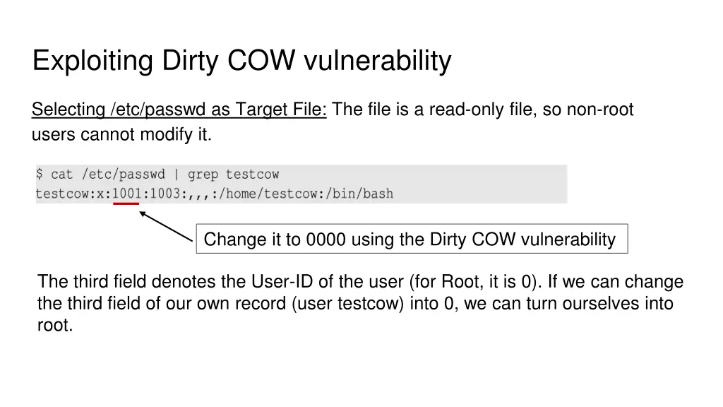 exploiting dirty cow vulnerability 1