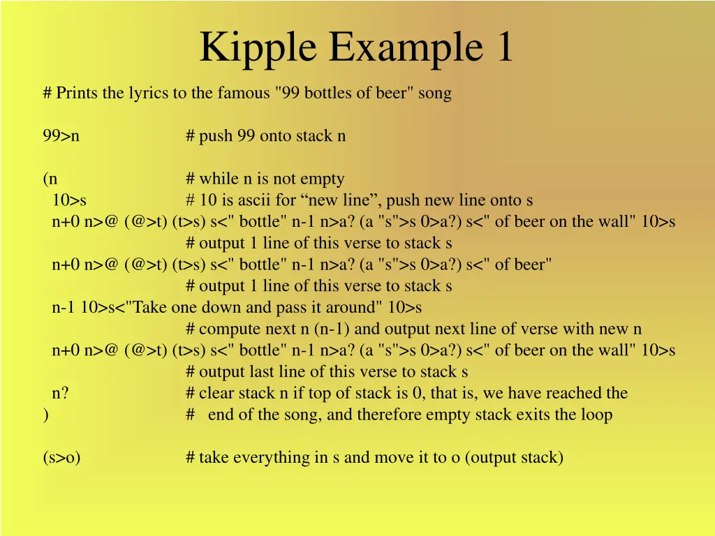 kipple example 1