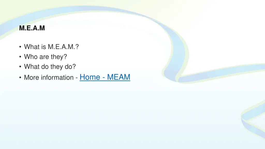 m e a m