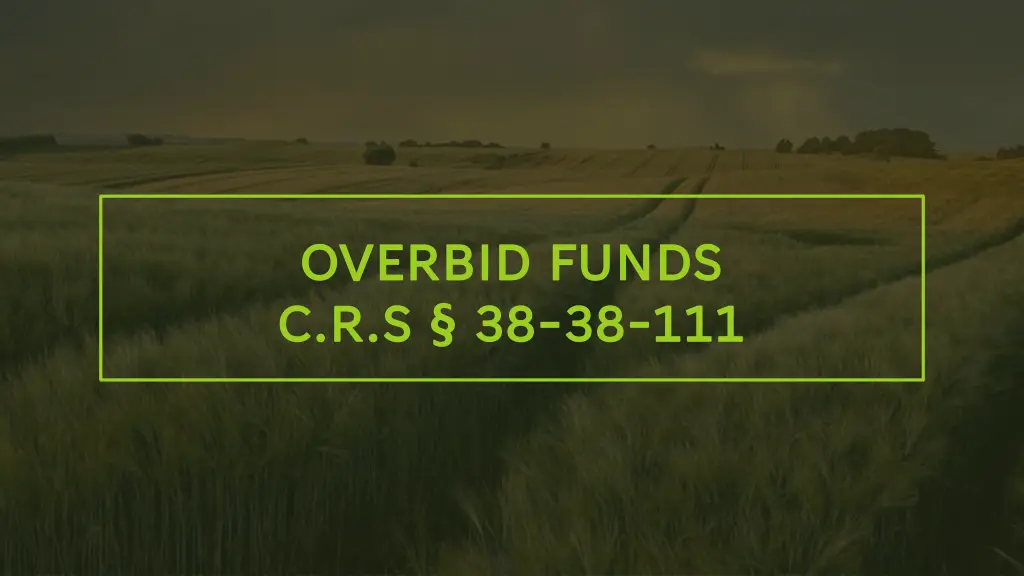 overbid funds overbid funds c r s c r s 38 38 38