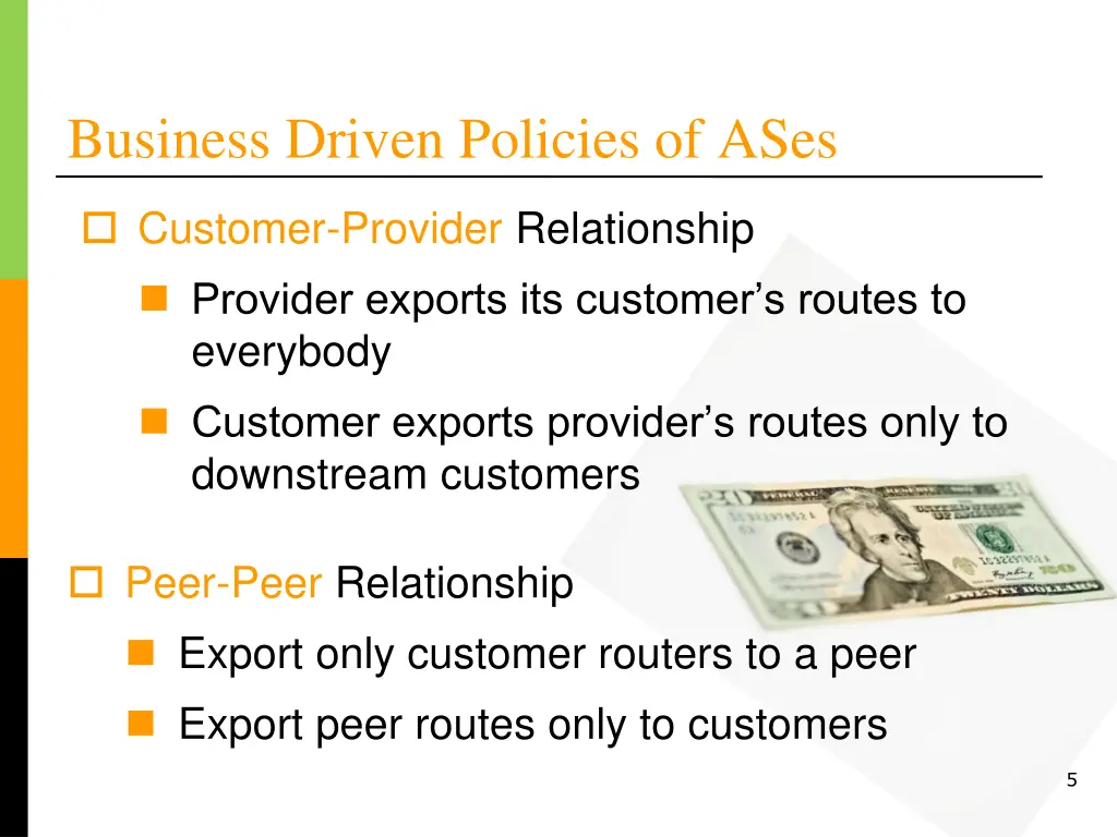 business driven policies of ases