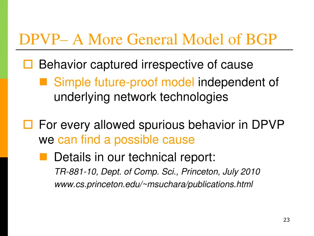 dpvp a more general model of bgp 1