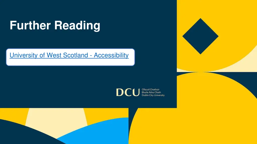 further reading