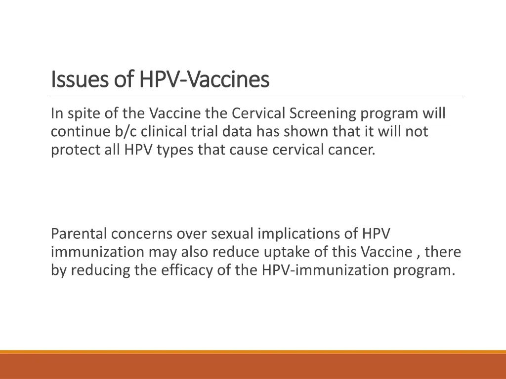 issues of hpv issues of hpv vaccines