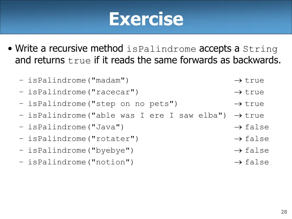 exercise 3