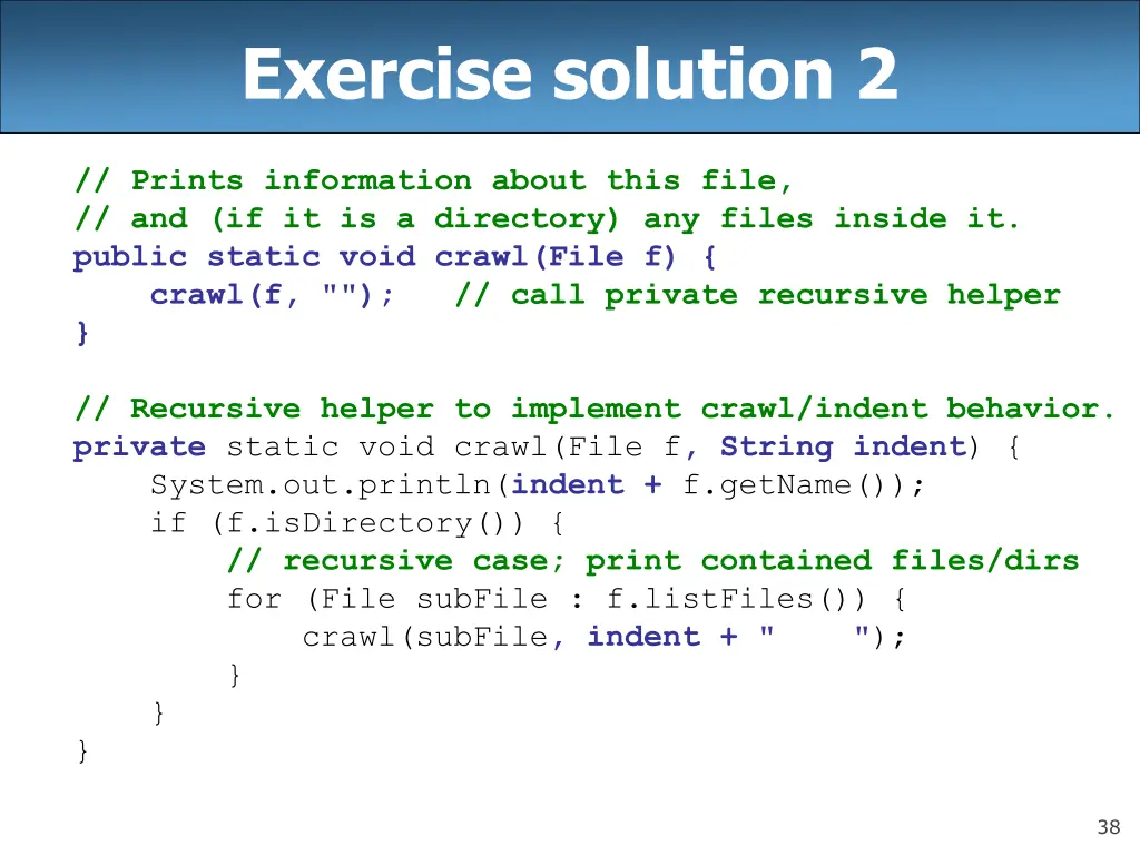 exercise solution 2 1