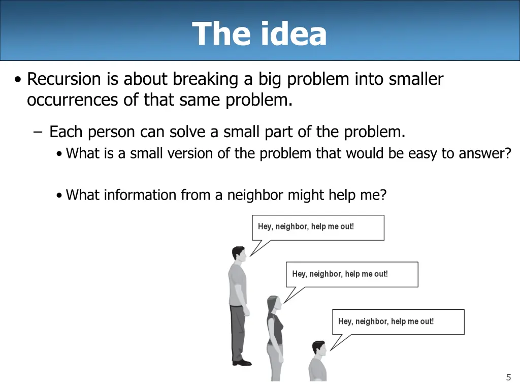 the idea