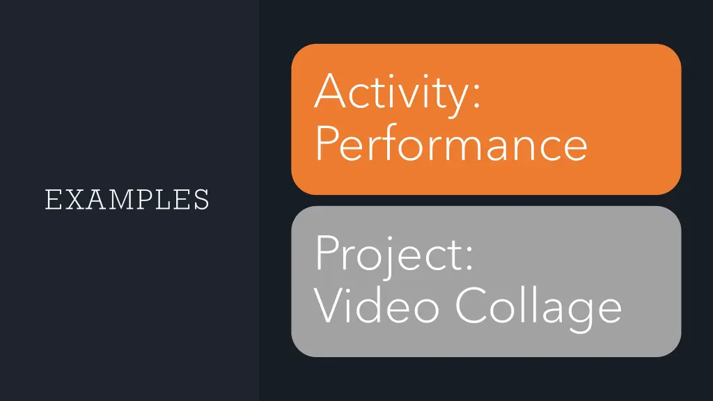 activity performance