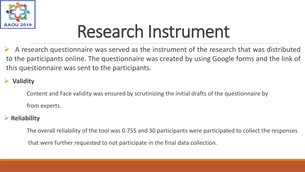 research instrument research instrument