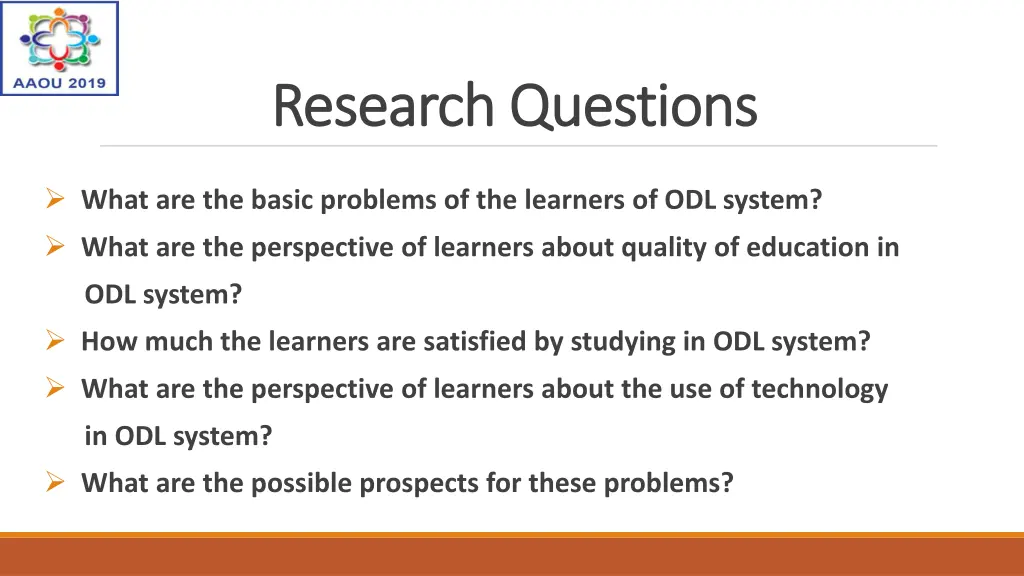 research questions research questions