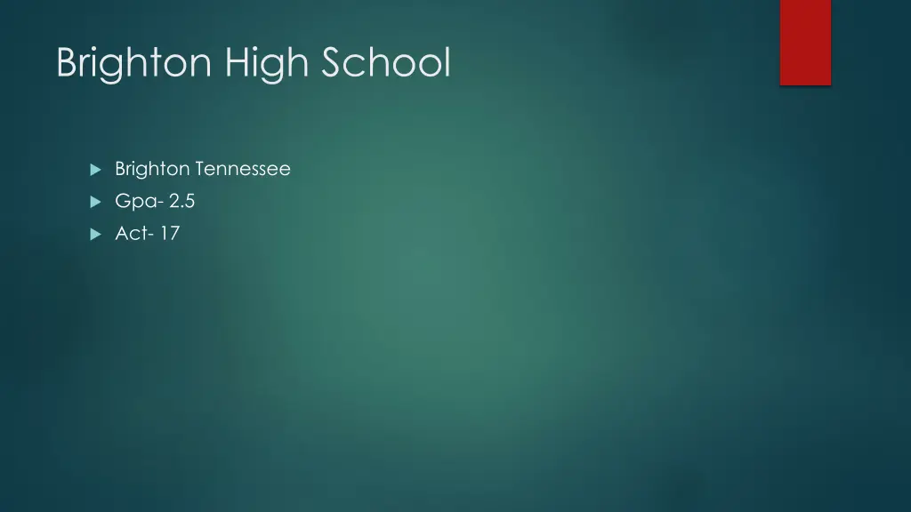 brighton high school
