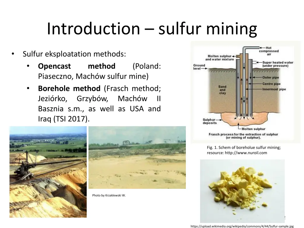 introduction sulfur mining