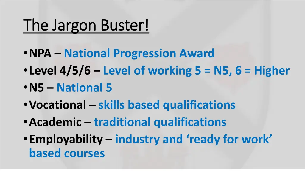 the jargon buster the jargon buster