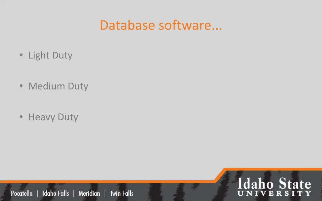 database software