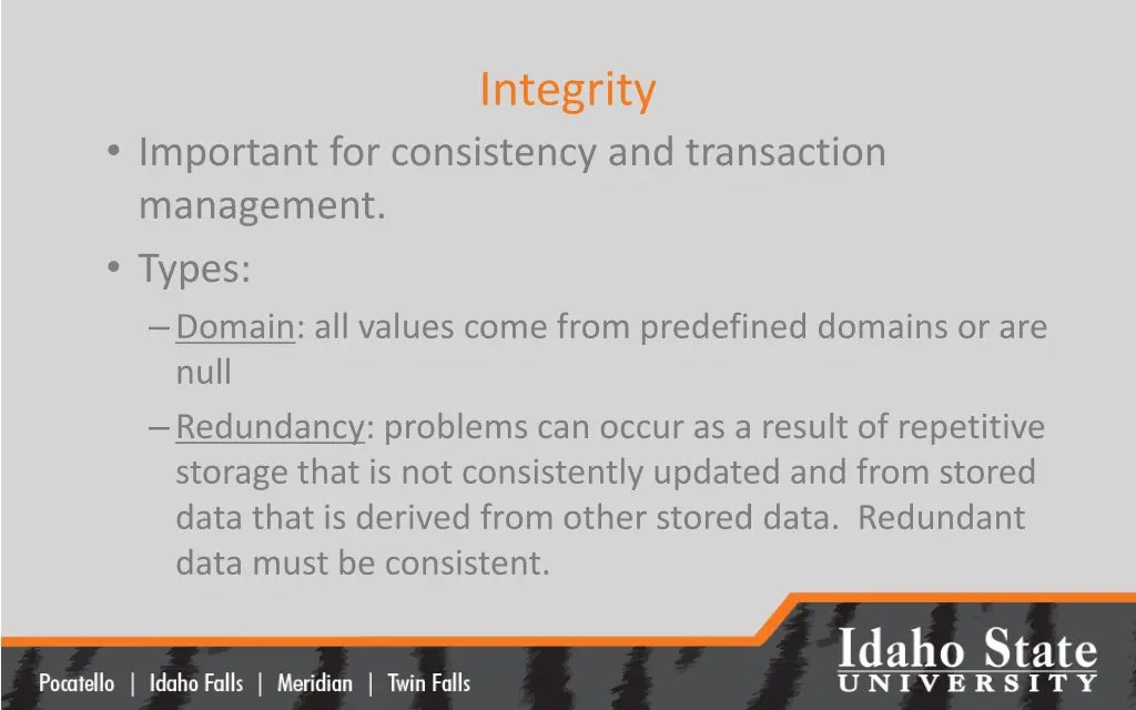 integrity