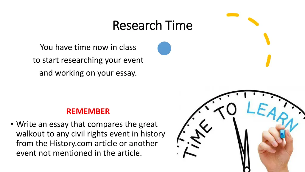 research time research time