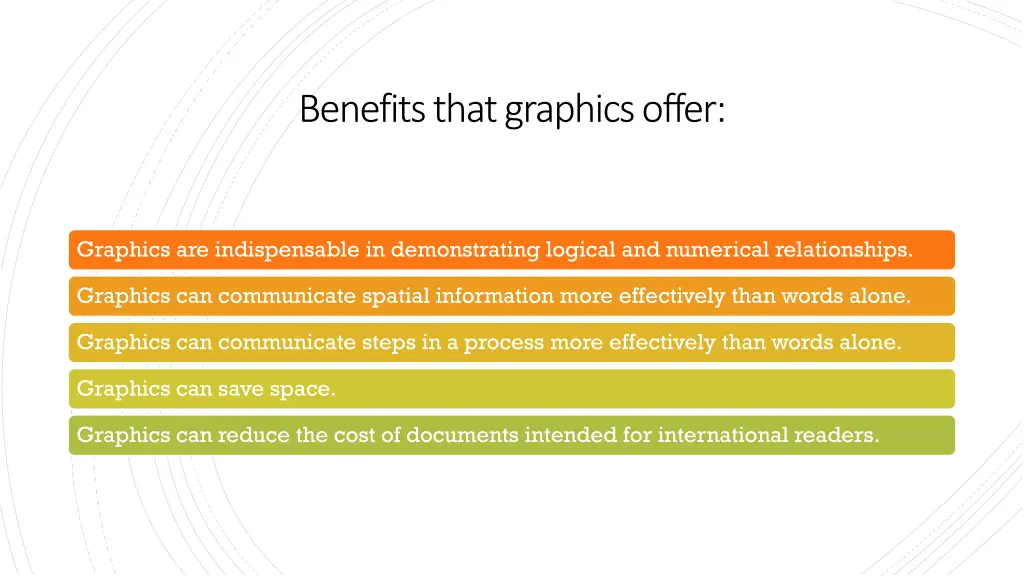 benefits that graphics offer