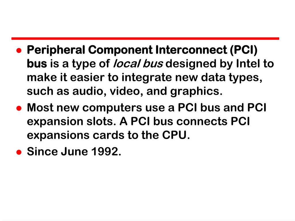 peripheral peripheral component interconnect