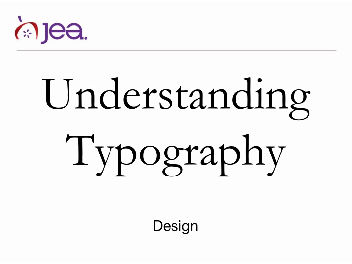 understanding typography