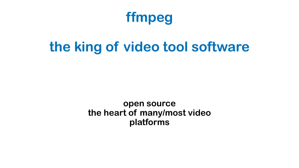 ffmpeg