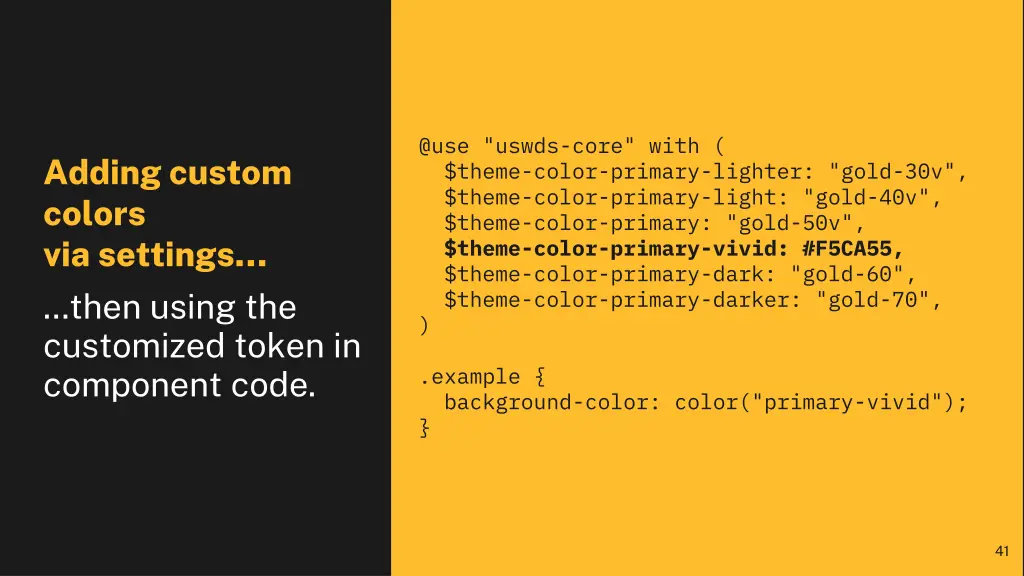 @use uswds core with theme color primary lighter
