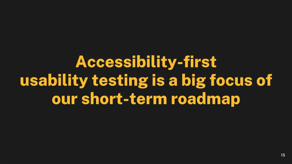 accessibility first usability testing