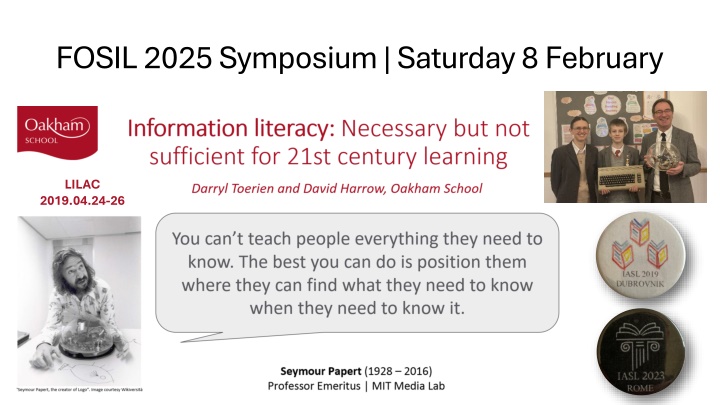 fosil 2025 symposium saturday 8 february