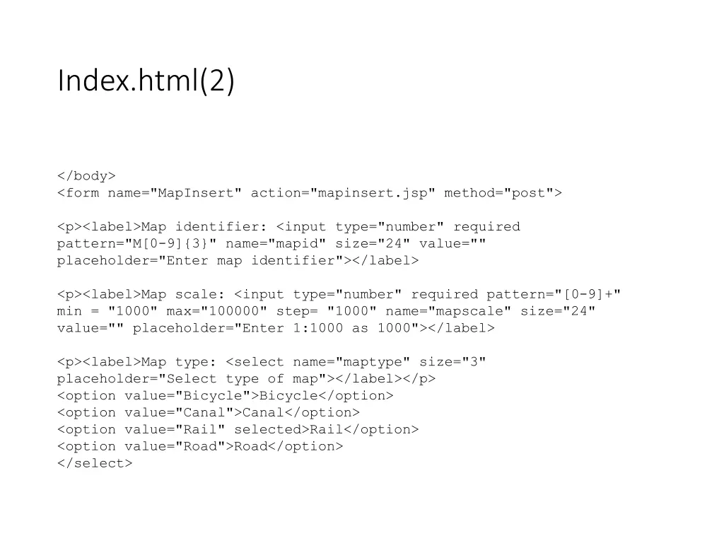 index html 2