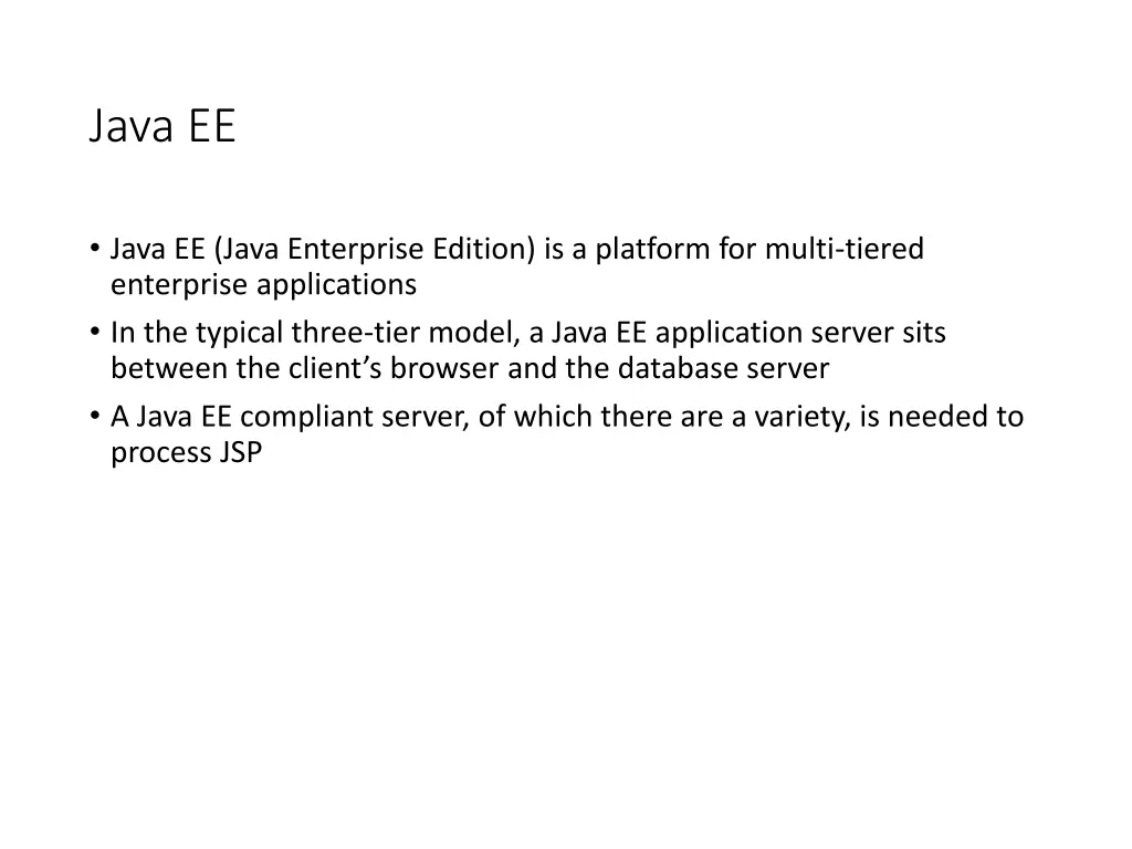 java ee