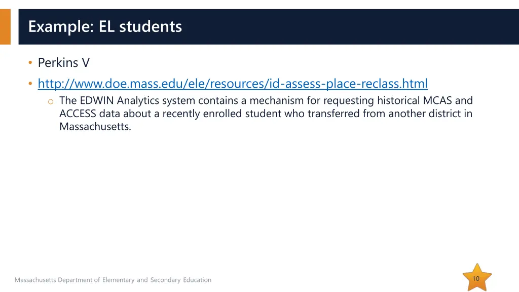 example el students
