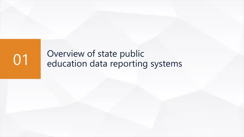 overview of state public education data reporting