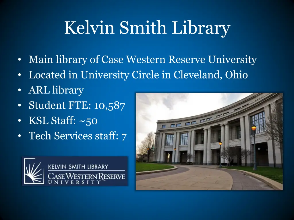 kelvin smith library