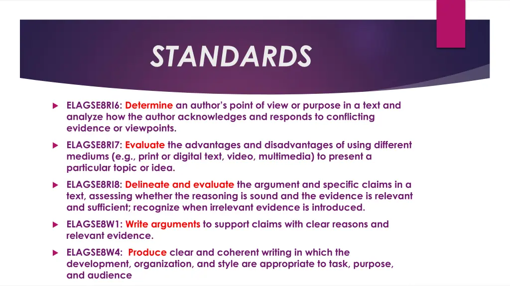 standards