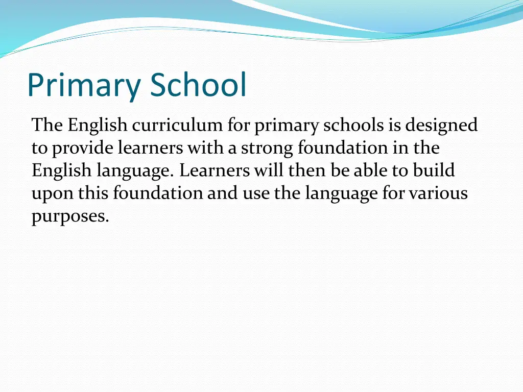 primary school