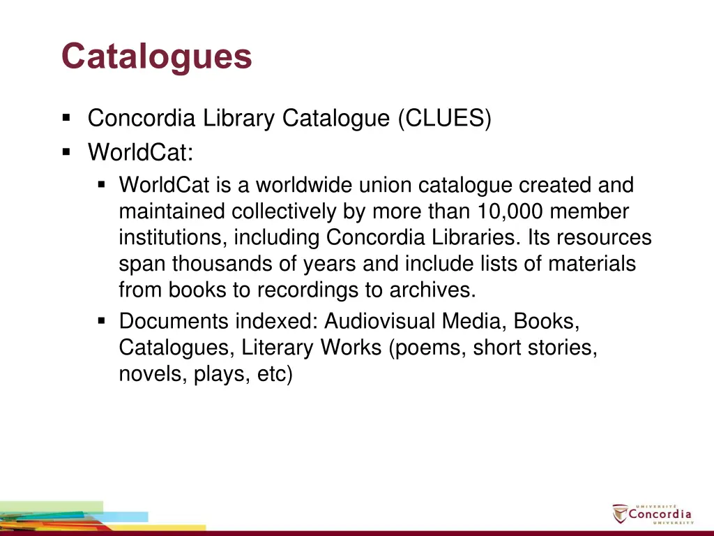 catalogues