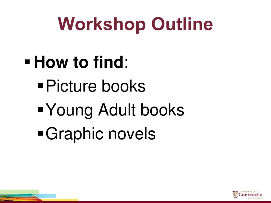 workshop outline
