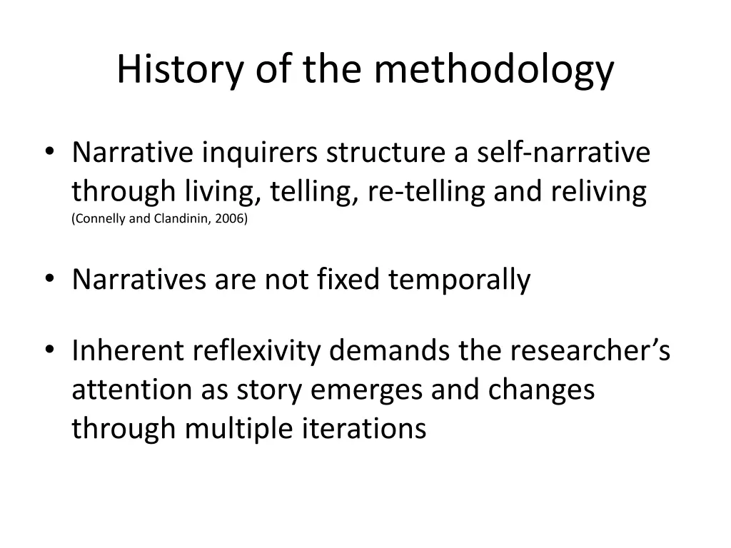 history of the methodology 5